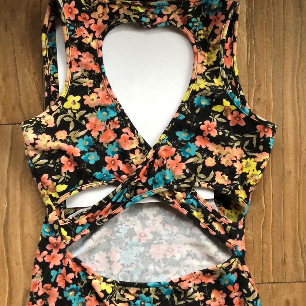💐Material Girl Floral Heart Shaped Dress - Picture 5 of 5